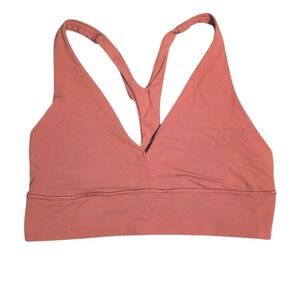 Athleta Sports Bra Light Support Workout Fitness Bra Top Rose Pink Size S‎